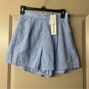 NWT blue minkpink shorts
